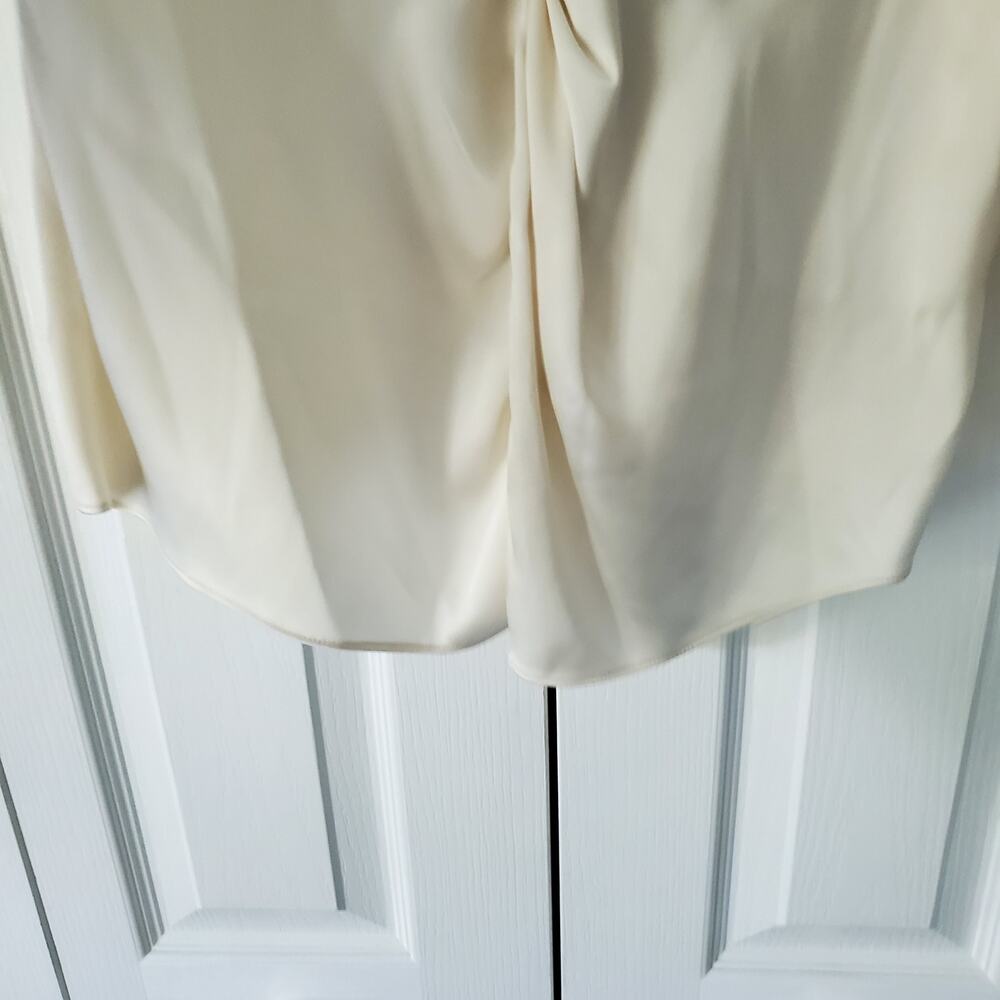 Theory Twist Front Blouse Shirt Size 8 – Elegant Minimalist Top - Picture 7 of 12